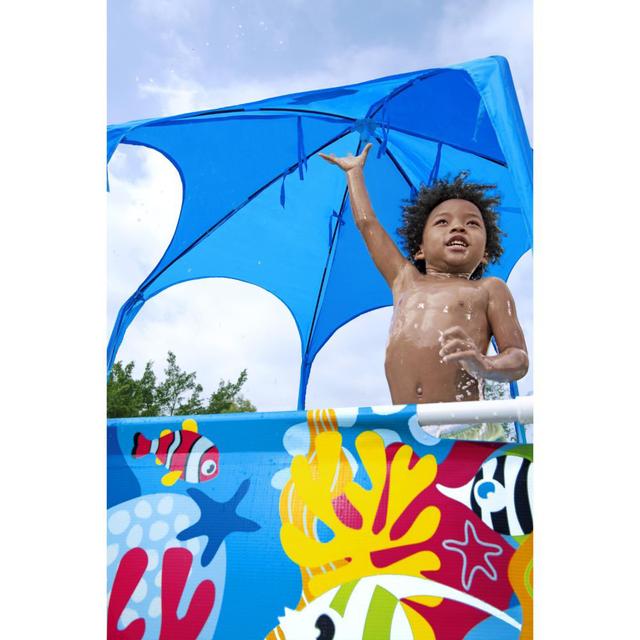 مسبح بيست واي للأطفال مع شمسية علوية Bestway Steel Pro Splash-In-Shade Above Ground Pool 183x51cm - SW1hZ2U6OTE1ODQy