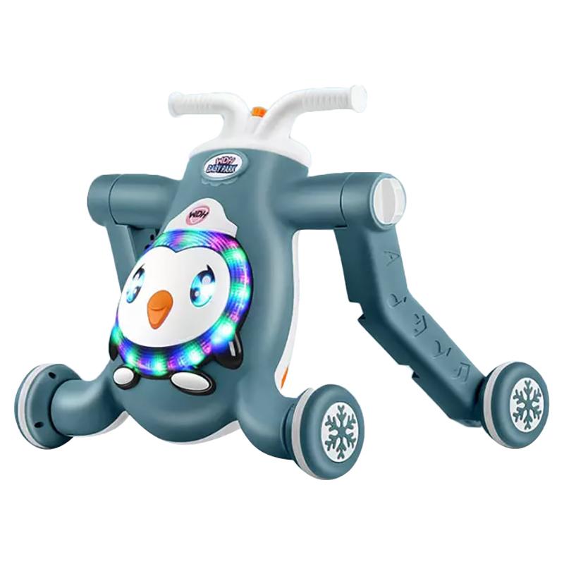 مشايه اطفال ميجا ستار أزرق متعددة الاستعمالات Megastar 3-In-1 Multifunction Penguin Baby Walker