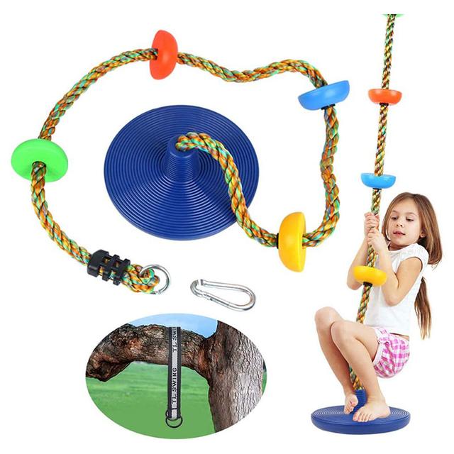 أرجوحة الأطفال ميجا ستار Megastar Disc Swing Rope Playset W/ Snap Hooks and Grip Belt - SW1hZ2U6OTM5NjAw