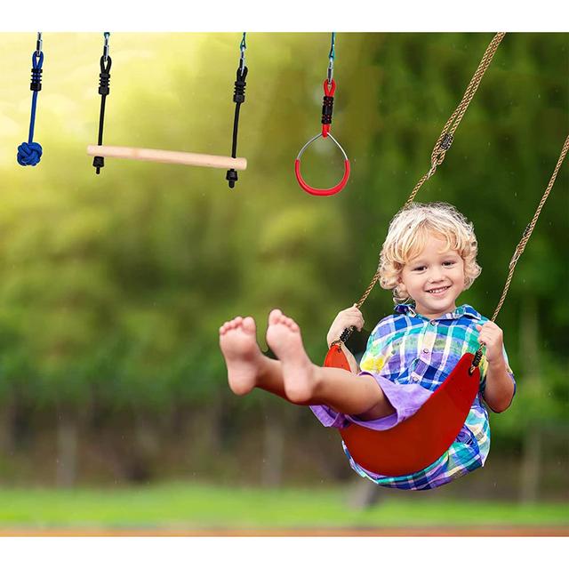 أرجوحة للأطفال ميجا ستار Megastar Rope Swing Adjustable Playset W/ Hooks & Grip - SW1hZ2U6OTM5NTUy