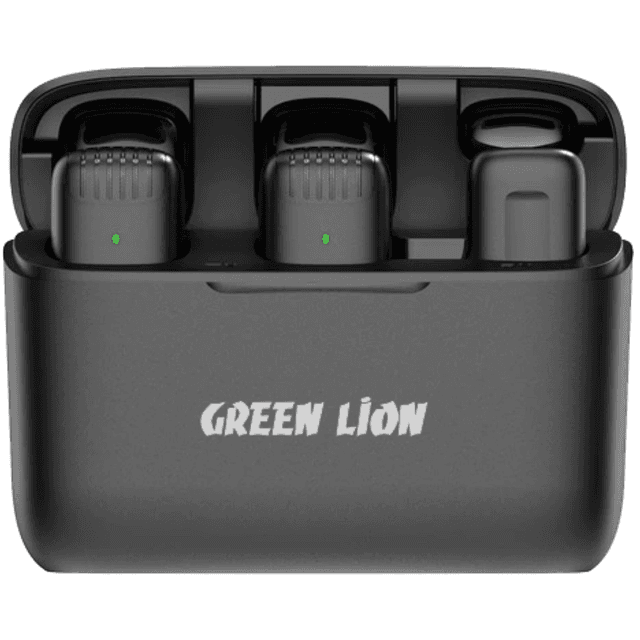 ميكروفون لاسلكي صغير للهواتف Green Lion 2 in 1 Wireless Microphone with 70mAh Battery - SW1hZ2U6OTQ1NDg5