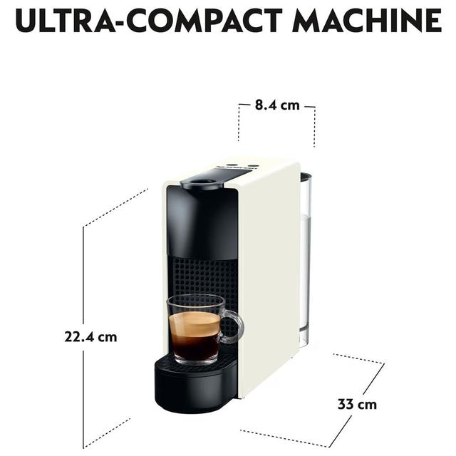 ماكينة صنع القهوة اسينزا ميني أبيض نسبريسو NESPRESSO Essenza C30 Coffee Machine - SW1hZ2U6OTQzNDUw