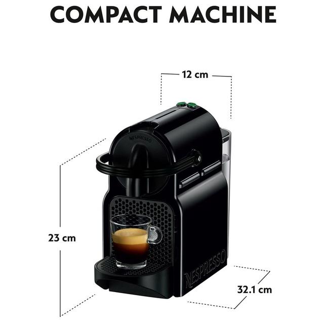 ماكينة قهوة اينسيا 0.7لتر أسود نسبريسو NESPRESSO Inissia D40 Coffee Machine - SW1hZ2U6OTQzNTAw