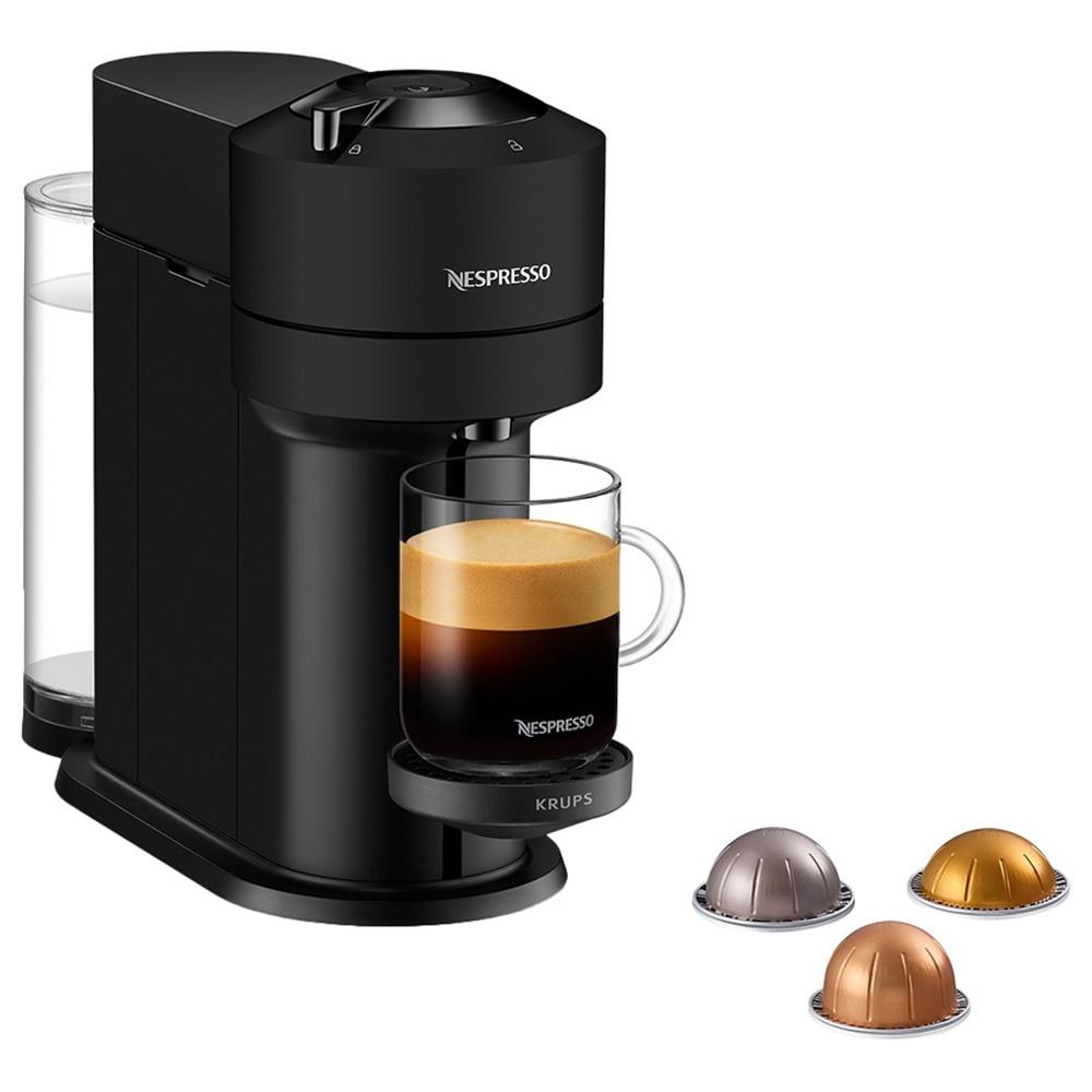 الة نسبريسو فيرتو نكست 1لتر أسود غير لامع نسبريسو Nespresso Vertuo Next Coffee Machine