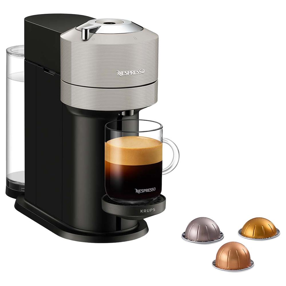 الة نسبريسو فيرتو نكست 1لتر فضي نسبريسو Nespresso Vertuo Next Coffee Machine