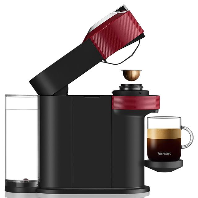 الة نسبريسو فيرتو نكست مع خافق حليب أحمر نسبريسو Nespresso Vertuo Next Bundle Coffee Machine - SW1hZ2U6OTQzNjk0