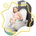 قاعدة تدريب استخدام المرحاض بمقابض جانبية للأطفال بادابول Comfort Toilet Training Seat W/ Handle - Badabulle - SW1hZ2U6OTE4MzU3