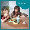 مجموعة أدوات طعام سيليكون للأطفال 2-3 سنوات بيبي موف Babymoov -Babymoov - Grow ISY Silicone Feeding Set - SW1hZ2U6OTE3Mzg0