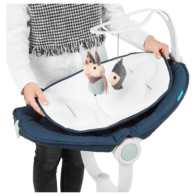 كرسي هزاز للأطفال دوار قابل للارتفاع بيبي موف Swoon Air 360 degrees High Baby Bouncer Chair - Babymoov - SW1hZ2U6OTE3ODg3