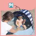 خيمة شمس مضادة للأشعة فوق البنفسجية للأطفال بيبي موف Babymoov Aquani Anti UV Tent And Paddling Pool Mariniere - SW1hZ2U6OTE3NjQw
