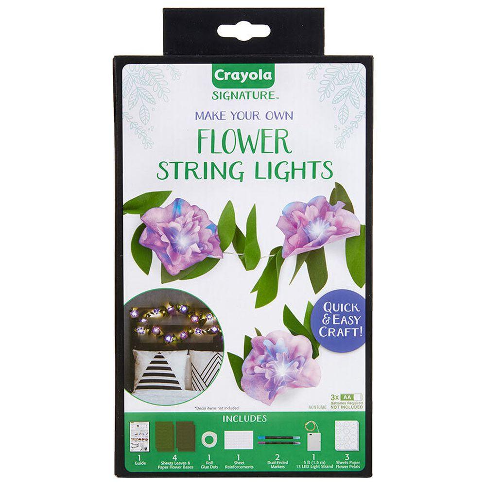 مجموعة الزهور المضيئة داي سيريس من كرايولا Crayola DIY Series: Flower String Lights