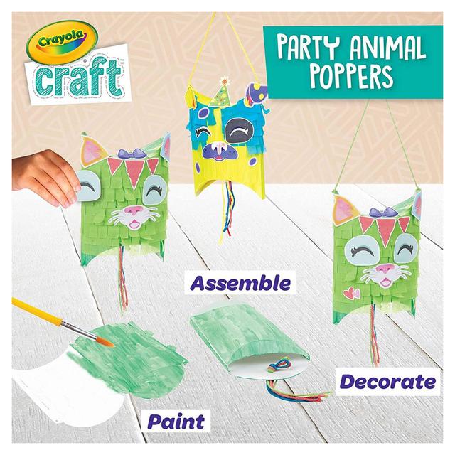قصاصات ورقية للحفلات على شكل حيوانات من كرايولا للأطفال Crayola Craft Confetti Party Poppers Animal Craft For Kids - SW1hZ2U6OTIwMTE2