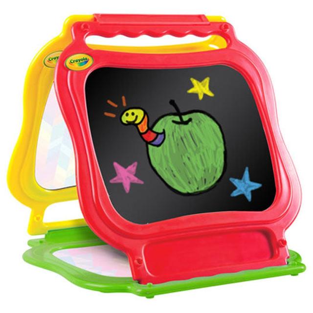 لعبة لوحة الرسم ثلاثية الوجوه كراون أب من كرايولا للأطفال 5 في 1 Crayola Easels Grow'N Up Creative Water Fun Tabletop Easel - SW1hZ2U6OTIwODI3