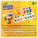 مجموعة الدهان قابلة للغسيل للأطفال من كرايولا 50 قطعة Crayola Kid's Washable Paint Set Pack of 50pcs - SW1hZ2U6OTIwNjgw