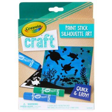 ألوان باستيل ( 3 قلم ) للأطفال من كرايولا Crayola - Craft   Paint Stick Silhouette Art