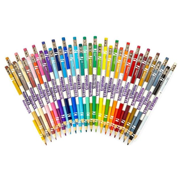 أقلام التلوين الخشبية القابلة للمحي للأطفال من كرايولا 36 قطعة Crayola Erasable Colored Pencils Pack of 36 - SW1hZ2U6OTIwNDMy