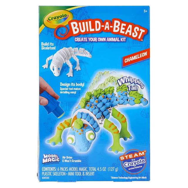 لعبة تركيب الحرباء للأطفال من كرايولا Crayola Build A Beast Chameleon - SW1hZ2U6OTIwMTg1