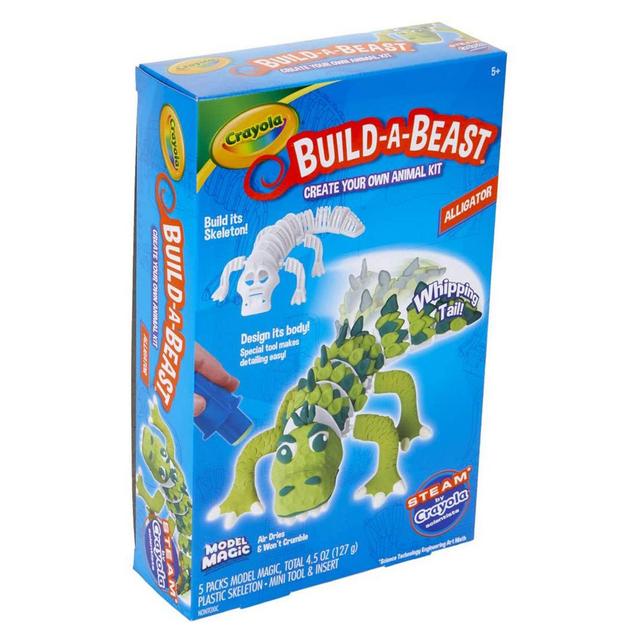 لعبة تركيب التمساح للأطفال من كرايولا  Crayola  Build A Beast Alligator - SW1hZ2U6OTIwMjQ1