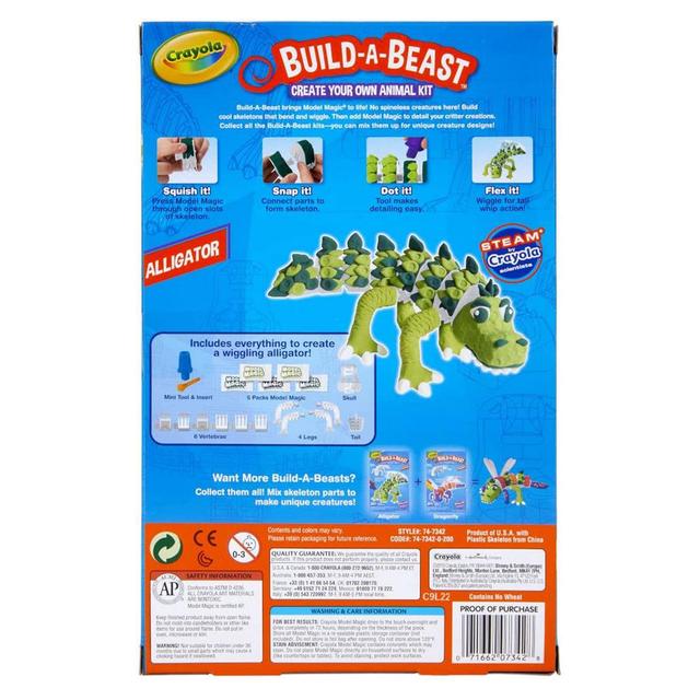 لعبة تركيب التمساح للأطفال من كرايولا  Crayola  Build A Beast Alligator - SW1hZ2U6OTIwMjUx