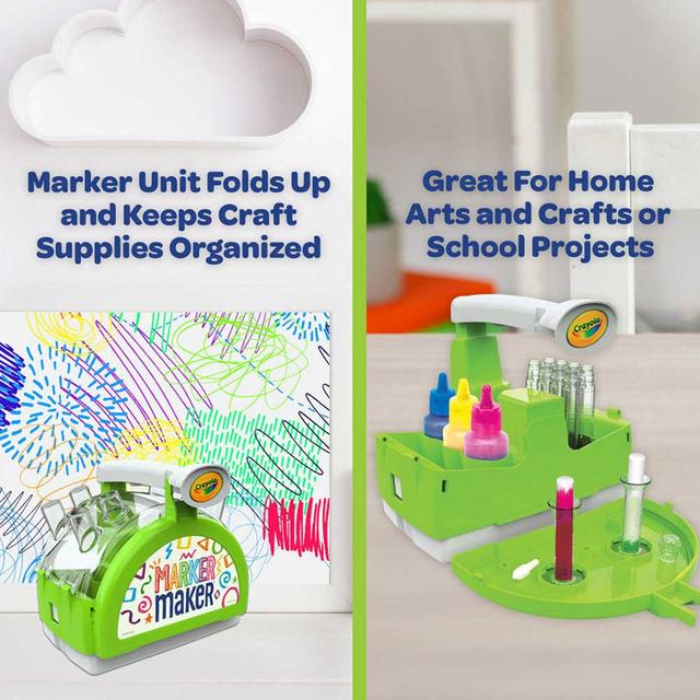 لعبة معدات صنع أقلام تلوين من كرايولا 16 قطعة للأطفال Crayola Marker Maker Kit - 16pcs - SW1hZ2U6OTIwOTM0