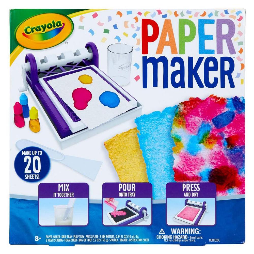 لعبة آلة صناعة الورق من كرايولا للأطفال Crayola Maker Machines: Paper Kit