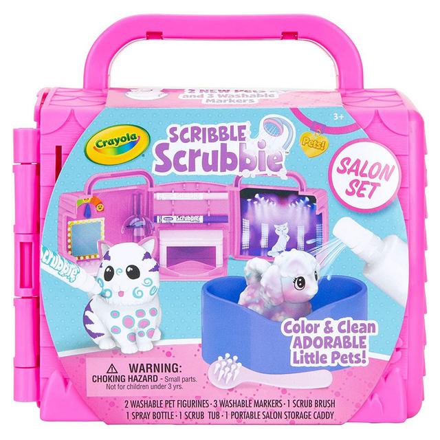 لعبة صالون تزيين الحيوانات الأليفة للأطفال سكرابل سكرابي من كرايولا Crayola Scrbble Scrubbie Confetti Party - SW1hZ2U6OTIxMDAy