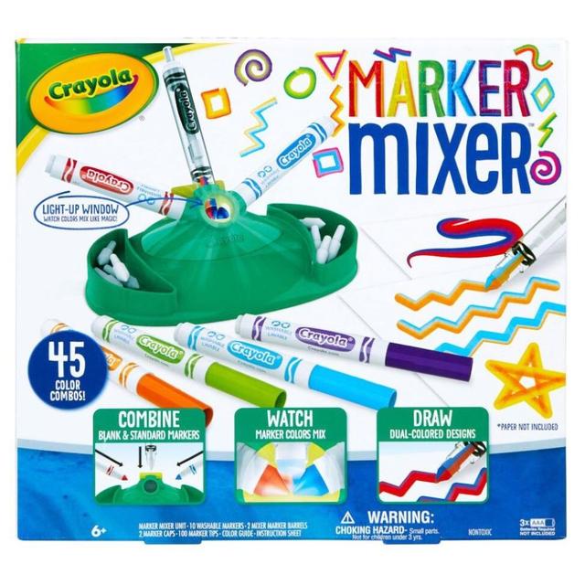 لعبة معدات دمج الأقلام ماركر ميكسر من كرايولا للأطفال Crayola Marker Mixer Art Kit - SW1hZ2U6OTIwODQ1