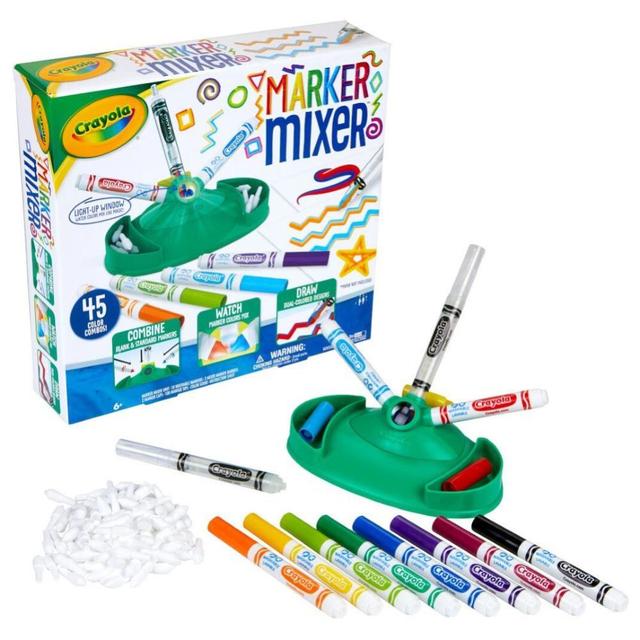 لعبة معدات دمج الأقلام ماركر ميكسر من كرايولا للأطفال Crayola Marker Mixer Art Kit - SW1hZ2U6OTIwODQ5