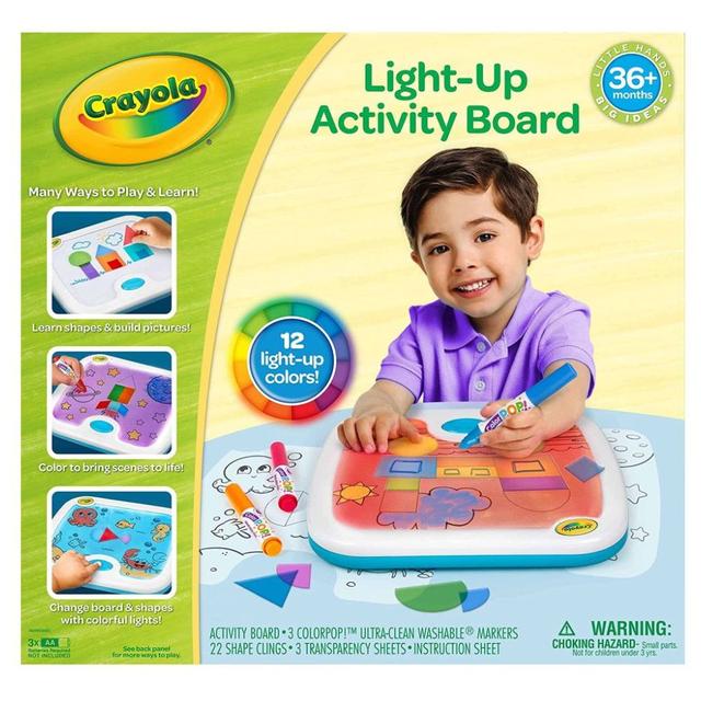 لعبة لوحة أنشطة مضيئة للأطفال من كرايولا  Crayola Light-Up Activity Board - SW1hZ2U6OTIwOTQ4