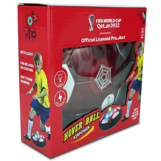 كرة قدم عائمة لتدريب الاطفال مع اضاءة 18 سم فيفا Fifa World Cup Qatar Power Ball - SW1hZ2U6OTIxNTM2