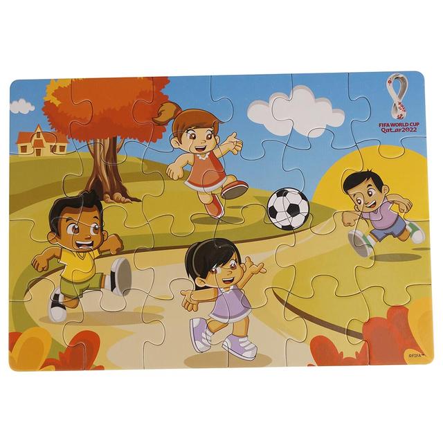 لعبة بزل تطبيقات كأس العالم قطر للاطفال 24 قطعة فيفا Fifa World Cup Qatar 2022 Football Jigsaw Puzzle - SW1hZ2U6OTIxNDI4