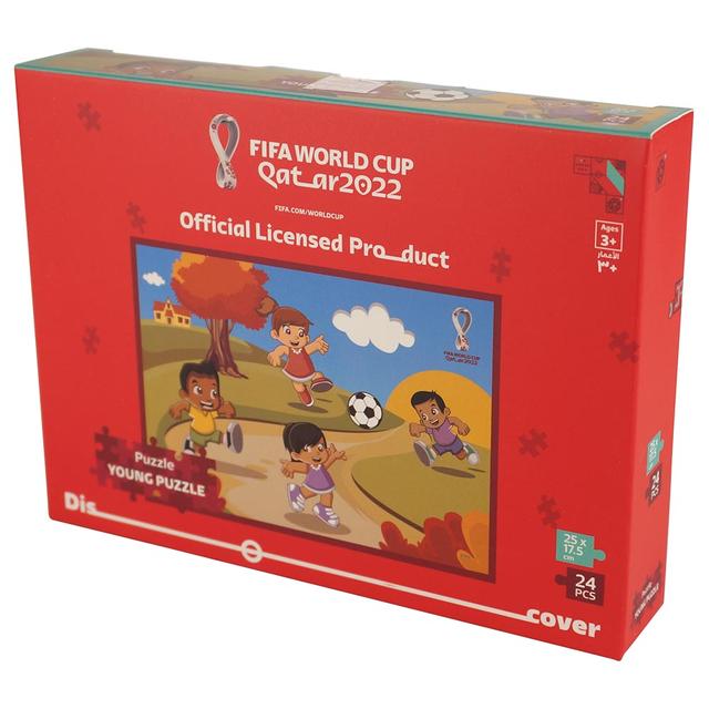 لعبة بزل تطبيقات كأس العالم قطر للاطفال 24 قطعة فيفا Fifa World Cup Qatar 2022 Football Jigsaw Puzzle - SW1hZ2U6OTIxNDM0