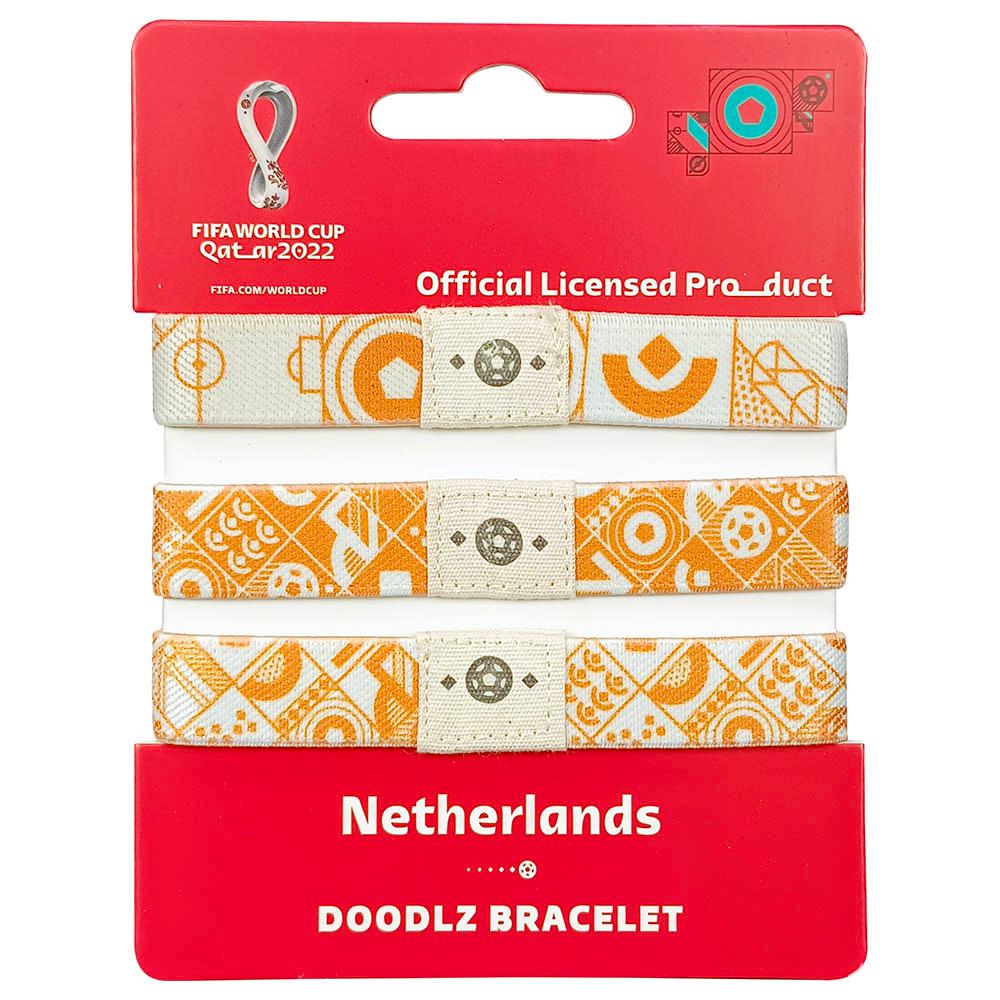 سوار رياضي كاس العالم (قماش) فيفا - هولندا  Fifa World Cup Qatar 2022 Doodlz Bracelet