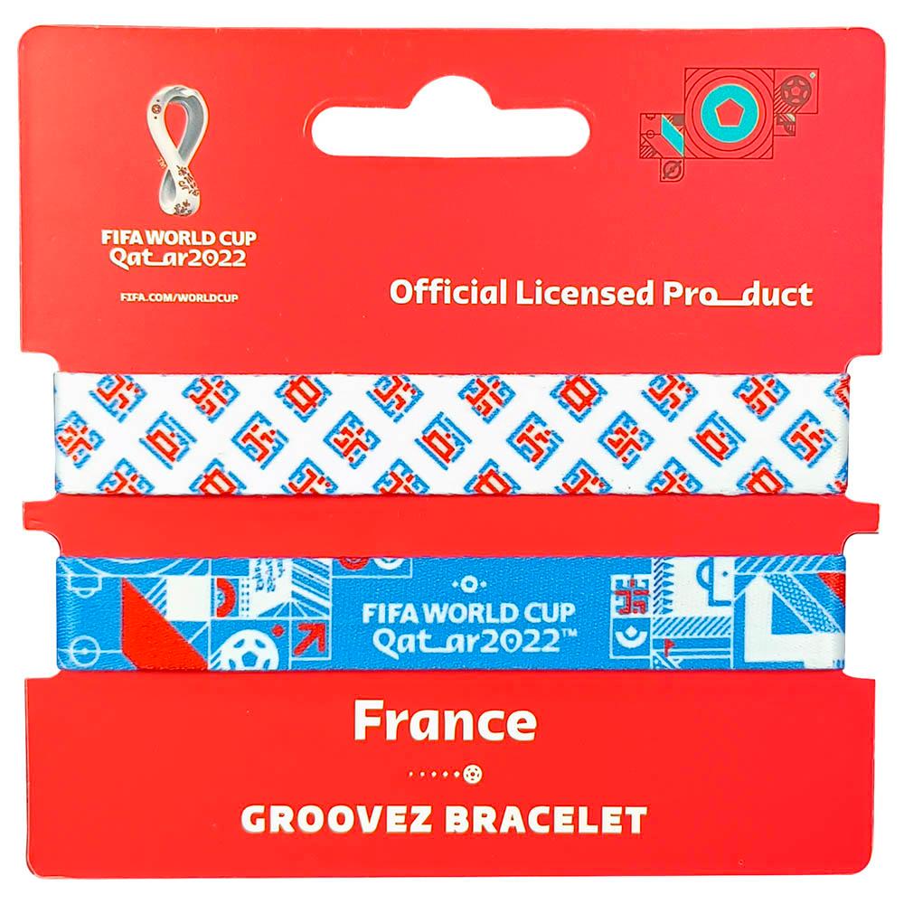 سوار رياضي كاس العالم (نايلون) فيفا - فرنسا Fifa Qatar 2022 World Cup Nylon Wrist Band