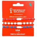 سوار رياضي كاس العالم (خرز) فيفا  - امريكا Fifa World Cup Qatar 2022 Trrtlz Bracelet - SW1hZ2U6OTIxMjY5