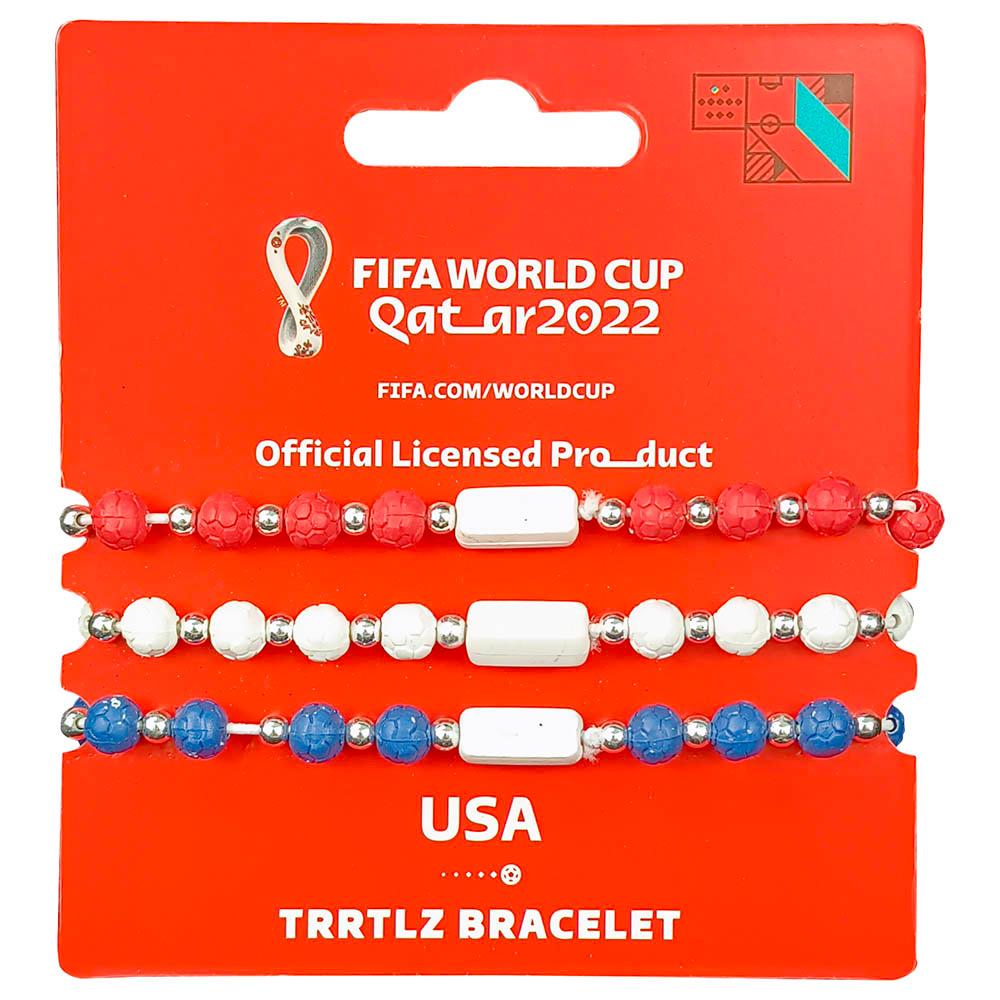 سوار رياضي كاس العالم (خرز) فيفا  - امريكا Fifa World Cup Qatar 2022 Trrtlz Bracelet