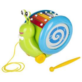 لعبة حلزون موسيقة للأطفال فونسكول أزرق Funskool Musical Snail