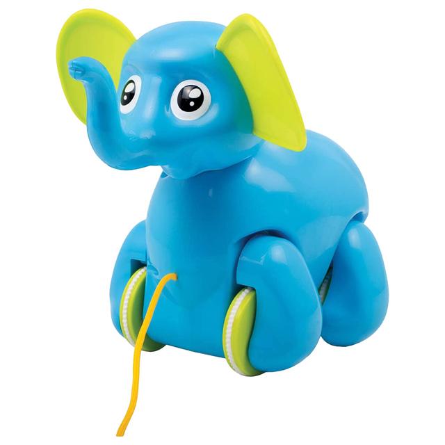 لعبة الفيل للأطفال فونسكول أزرق Funskool Pull Along Alphy The Elephant Toy - SW1hZ2U6OTIyMTI2