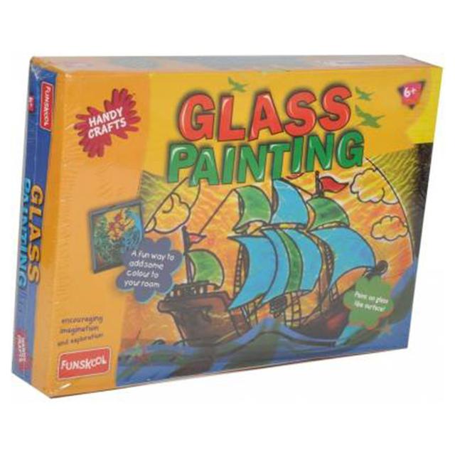 رسم على الزجاج للأطفال فونسكول Funskool Glass Painting - SW1hZ2U6OTIyMDc2