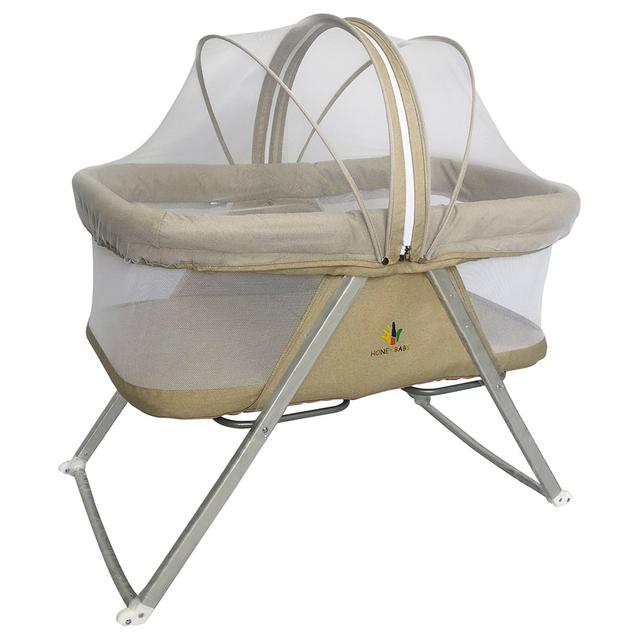 سرير للأطفال قابل للطي هوني بيبي بيج Honey Baby Baby Bassinet - SW1hZ2U6OTIyMjg2