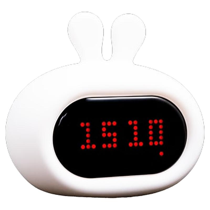 ساعة منبه ومصباح ليلي سيليكون للاطفال إنوجيو Innogio Gio Rabbit Alarm Clock & Silicone Night Light