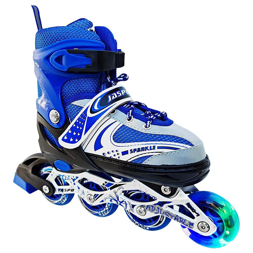 حذاء تزلج للاطفال مقاس (M) جاسبو - أزرق Jaspo Skates Shoes Sparkle Inline Skates