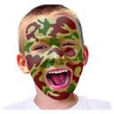 ألوان الوجه للأطفال عدد 3 بلاي كلر Playcolor Make Up Thematic Pocket Camouflage Colours - SW1hZ2U6OTI0MjAw