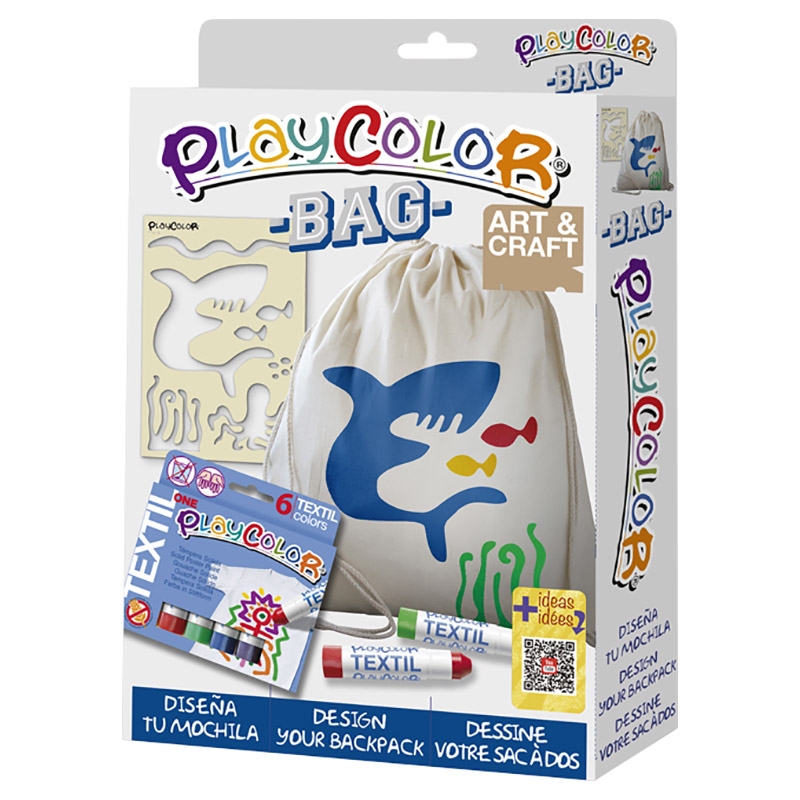 مجموعة ألوان للأطفال بلاي كلر Playcolor Art & Craft Bag Colour Pack