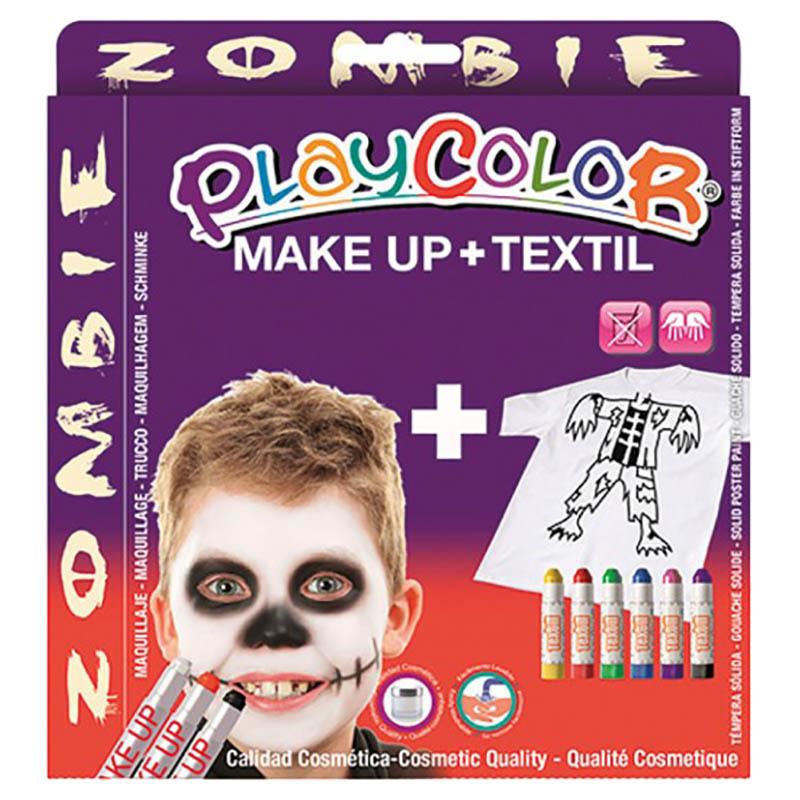 مجموعة ألوان للأطفال بلاي كلر Playcolor Thematic Zombie Face Colour Pack