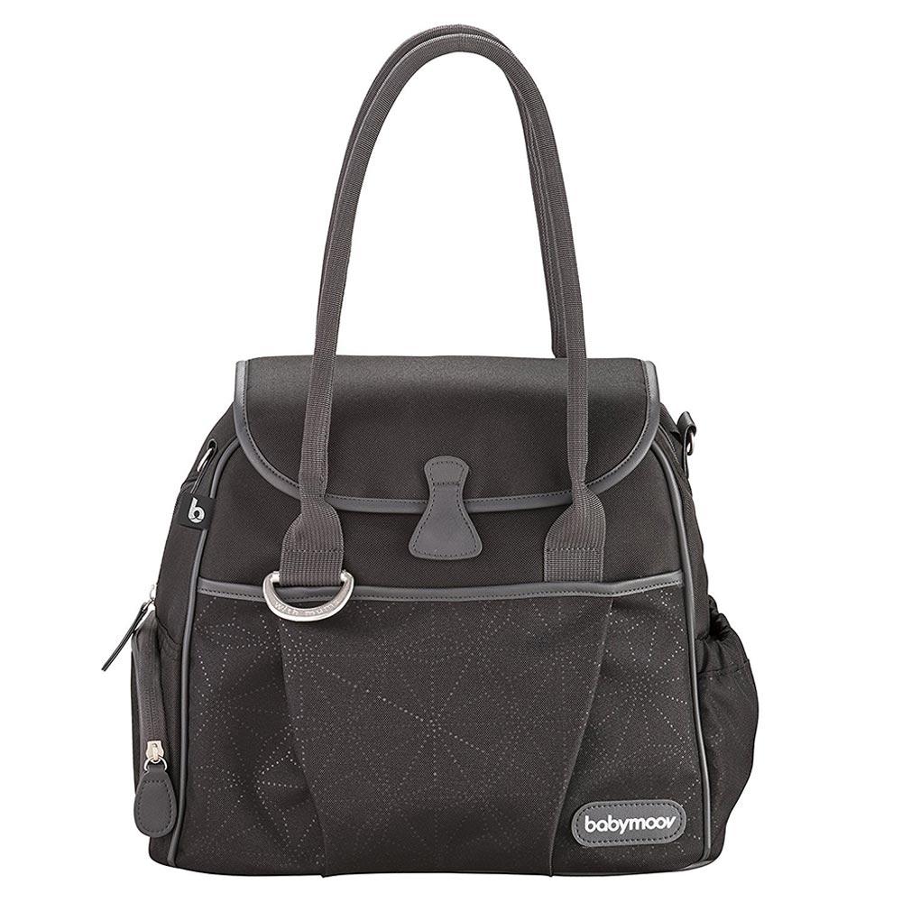 حقيبة تغيير للأطفال بيبي موف Style Bag Dotwork Black - Babymoov