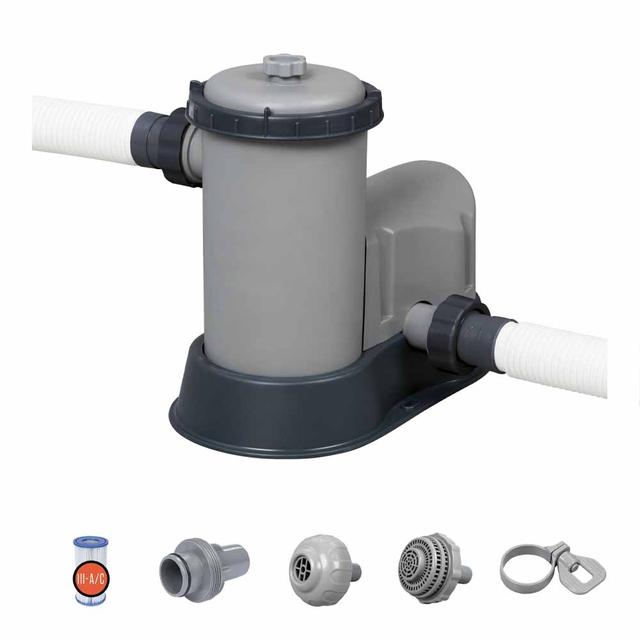 Bestway - Flowclear Filter Pump 1500gal - Grey - SW1hZ2U6OTE1NjE2