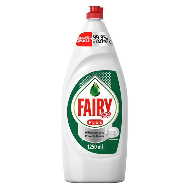 سائل غسيل أطباق فيري Fairy Plus Original Dishwashing Liquid Soap 1.25L - SW1hZ2U6OTM2OTE4