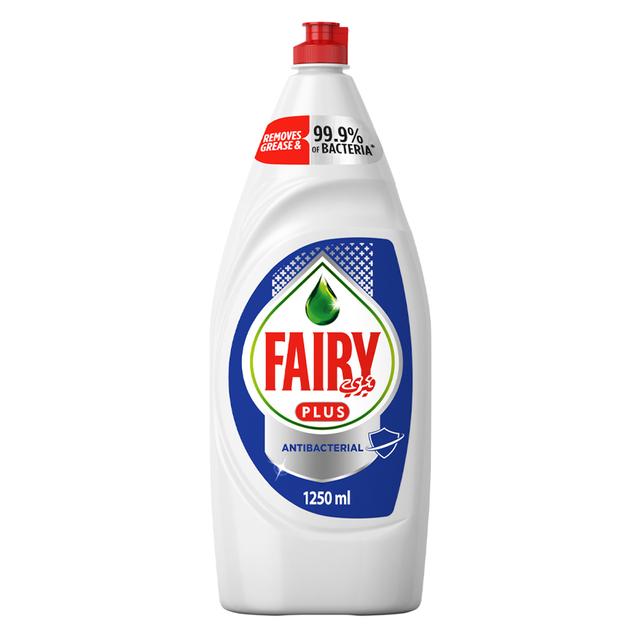 سائل غسيل أطباق فيري Fairy  Plus Antibacterial Dishwashing Liquid Soap 1.25L - SW1hZ2U6OTM2OTQ2