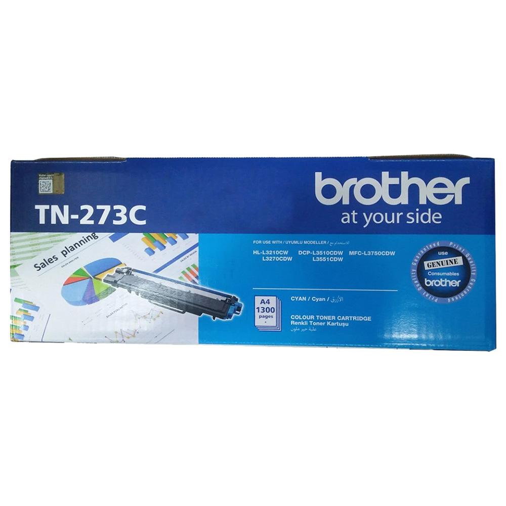 حبر طابعات أزرق سماوي 1400 صفحة لطابعة برذر (HL3270CDW) Brother TN-273C Toner Cartridge